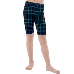 Texture Lines Background Kids  Mid Length Swim Shorts