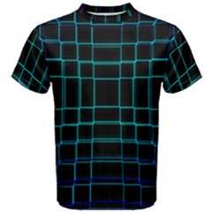 Texture Lines Background Men s Cotton Tee