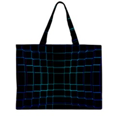 Texture Lines Background Zipper Mini Tote Bag