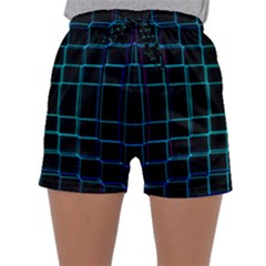 Texture Lines Background Sleepwear Shorts