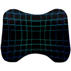 Texture Lines Background Head Support Cushion