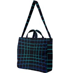 Texture Lines Background Square Shoulder Tote Bag