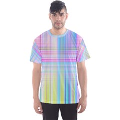 Texture Abstract Squqre Chevron Men s Sports Mesh Tee