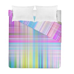 Texture Abstract Squqre Chevron Duvet Cover Double Side (full/ Double Size)