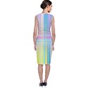 Texture Abstract Squqre Chevron Classic Sleeveless Midi Dress View2