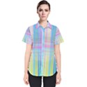 Texture Abstract Squqre Chevron Women s Short Sleeve Shirt View1