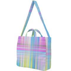 Texture Abstract Squqre Chevron Square Shoulder Tote Bag