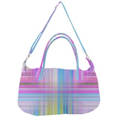 Texture Abstract Squqre Chevron Removal Strap Handbag by HermanTelo