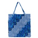 Texture Surface Blue Shapes Grocery Tote Bag View2