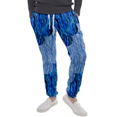 Texture Surface Blue Shapes Men s Jogger Sweatpants