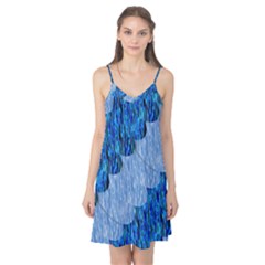 Texture Surface Blue Shapes Camis Nightgown