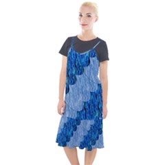 Texture Surface Blue Shapes Camis Fishtail Dress by HermanTelo