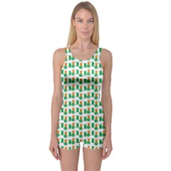 St-patricks Day Background Ireland One Piece Boyleg Swimsuit by HermanTelo