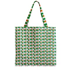 St-patricks Day Background Ireland Zipper Grocery Tote Bag by HermanTelo