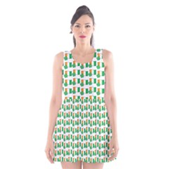 St-patricks Day Background Ireland Scoop Neck Skater Dress