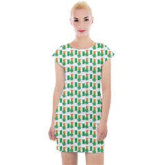 St-patricks Day Background Ireland Cap Sleeve Bodycon Dress by HermanTelo