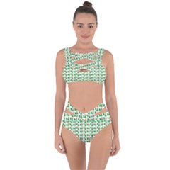 St-patricks Day Background Ireland Bandaged Up Bikini Set  by HermanTelo