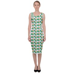 St-patricks Day Background Ireland Sleeveless Pencil Dress