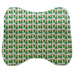 St-patricks Day Background Ireland Velour Head Support Cushion