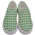 St-Patricks Day Background Ireland Men s Canvas Slip Ons View1