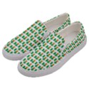 St-Patricks Day Background Ireland Men s Canvas Slip Ons View2