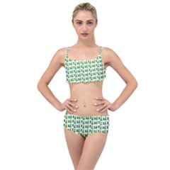 St-patricks Day Background Ireland Layered Top Bikini Set by HermanTelo