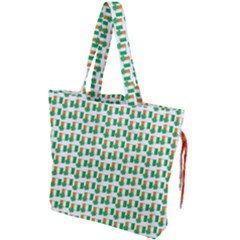 St-patricks Day Background Ireland Drawstring Tote Bag by HermanTelo