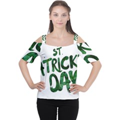 St Patrick s Day Cutout Shoulder Tee