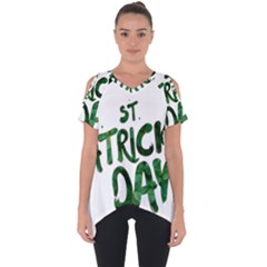 St Patrick s Day Cut Out Side Drop Tee by HermanTelo