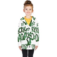 St Patrick s Day Kids  Double Breasted Button Coat