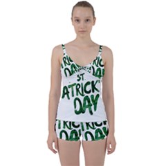 St Patrick s Day Tie Front Two Piece Tankini