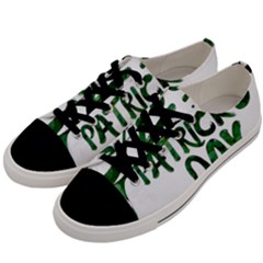 St Patrick s Day Men s Low Top Canvas Sneakers by HermanTelo