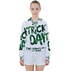 St Patrick s Day Women s Tie Up Sweat