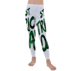 St Patrick s Day Kids  Lightweight Velour Leggings