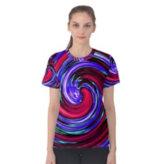 Swirl Vortex Motion Women s Cotton Tee