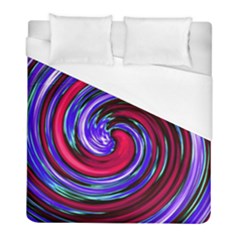 Swirl Vortex Motion Duvet Cover (full/ Double Size) by HermanTelo