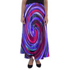 Swirl Vortex Motion Flared Maxi Skirt by HermanTelo