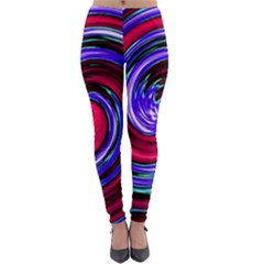 Swirl Vortex Motion Lightweight Velour Leggings