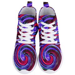 Swirl Vortex Motion Women s Lightweight High Top Sneakers by HermanTelo