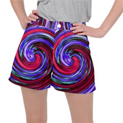 Swirl Vortex Motion Ripstop Shorts