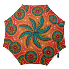 Texture Mosaic Pink Hook Handle Umbrellas (small)