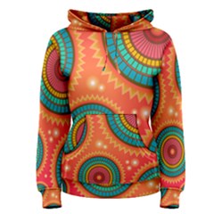 Texture Mosaic Pink Women s Pullover Hoodie