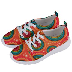 Texture Mosaic Pink Women s Lightweight Sports Shoes by HermanTelo