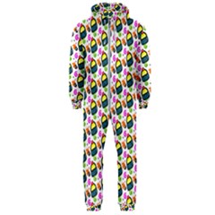 Sweet Dessert Food Cake Pattern Hooded Jumpsuit (men)  by HermanTelo