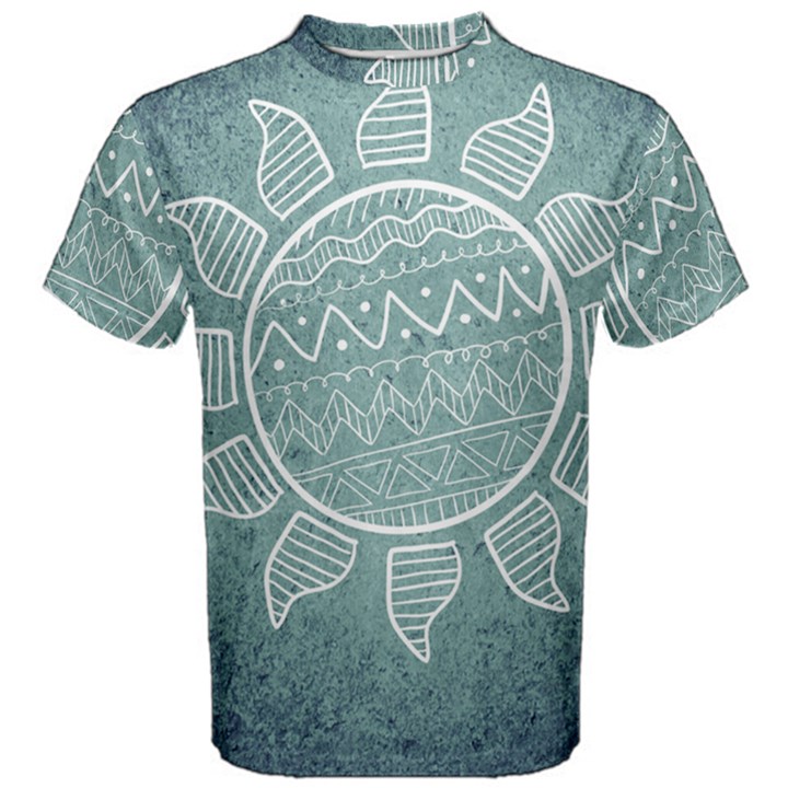 Sun Abstract Summer Men s Cotton Tee