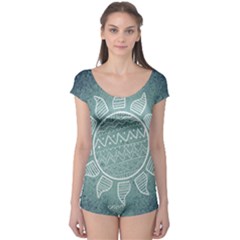 Sun Abstract Summer Boyleg Leotard  by HermanTelo