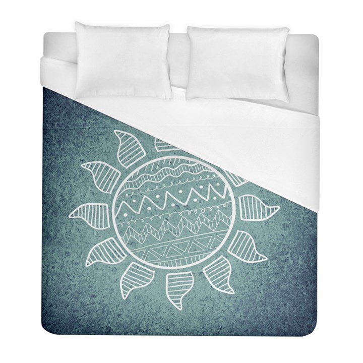 Sun Abstract Summer Duvet Cover (Full/ Double Size)