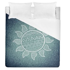 Sun Abstract Summer Duvet Cover (queen Size)