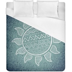 Sun Abstract Summer Duvet Cover (california King Size)