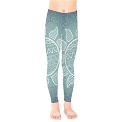 Sun Abstract Summer Kids  Legging by HermanTelo